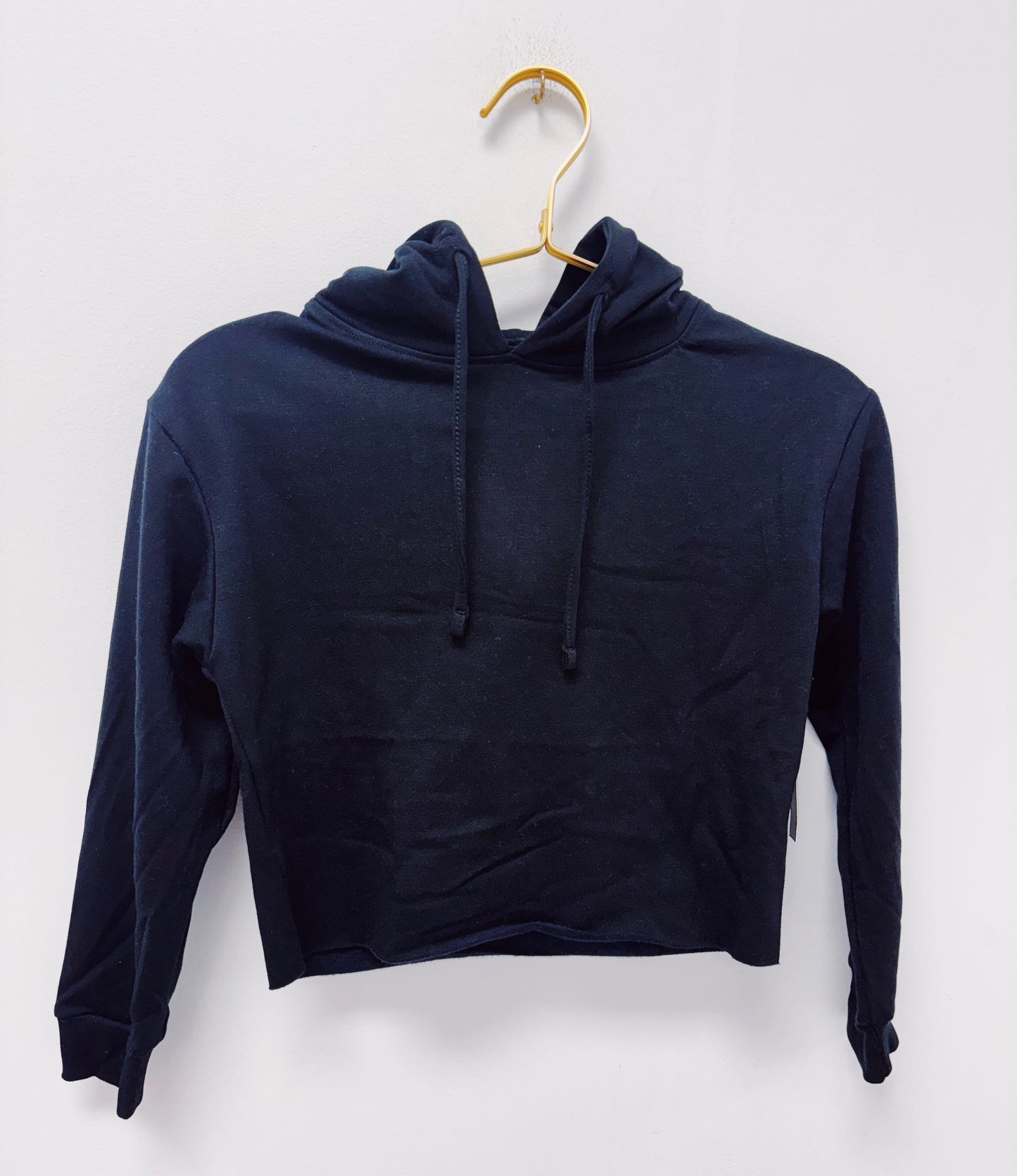 Vintage Black Cloud Raw Edge Hoodie
