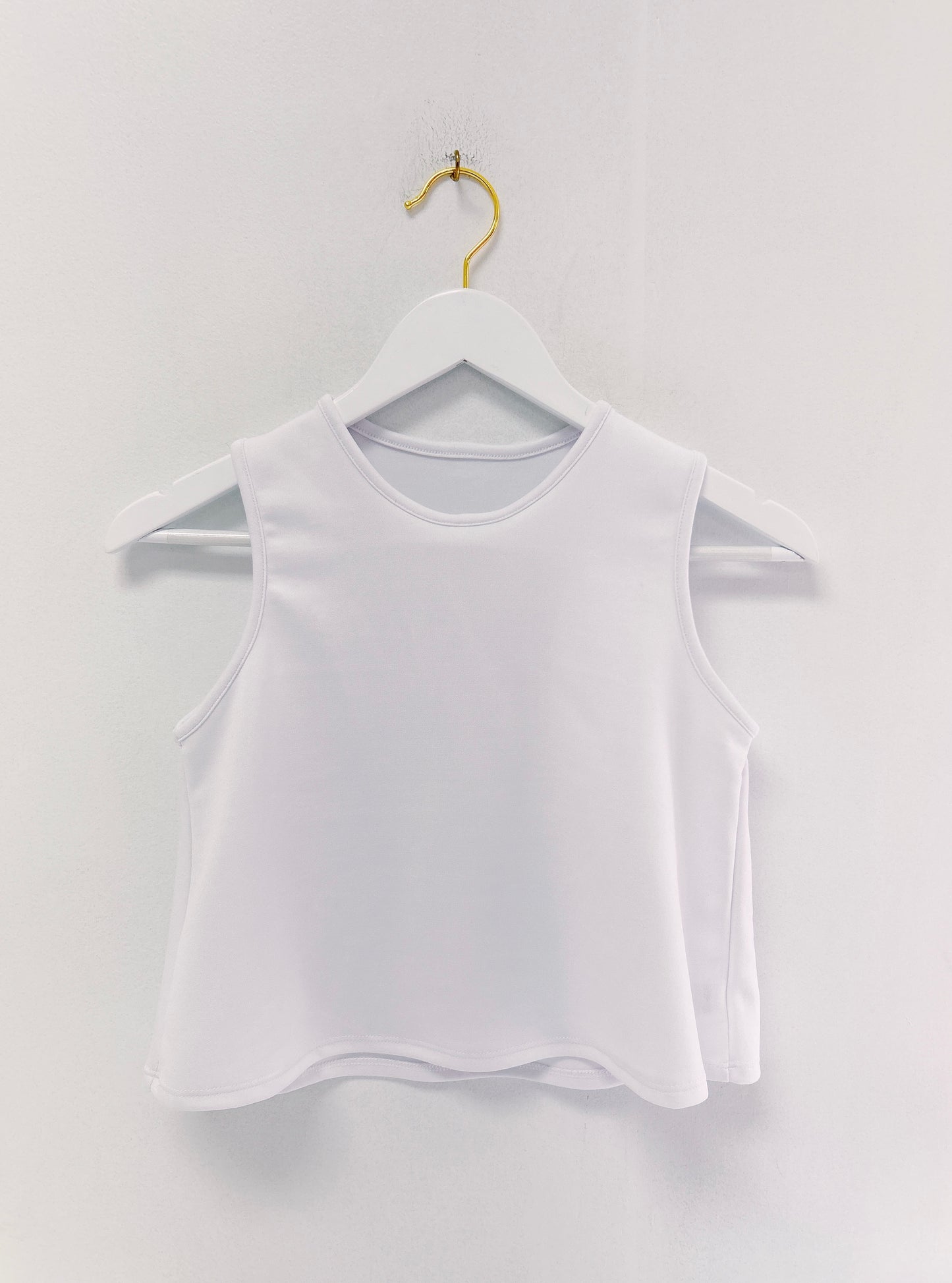 Erge White Techno Muscle Tank