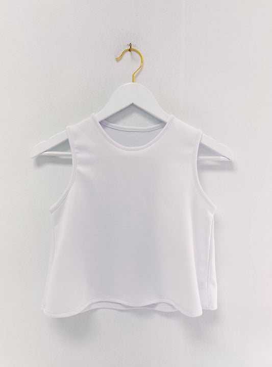Erge White Techno Muscle Tank