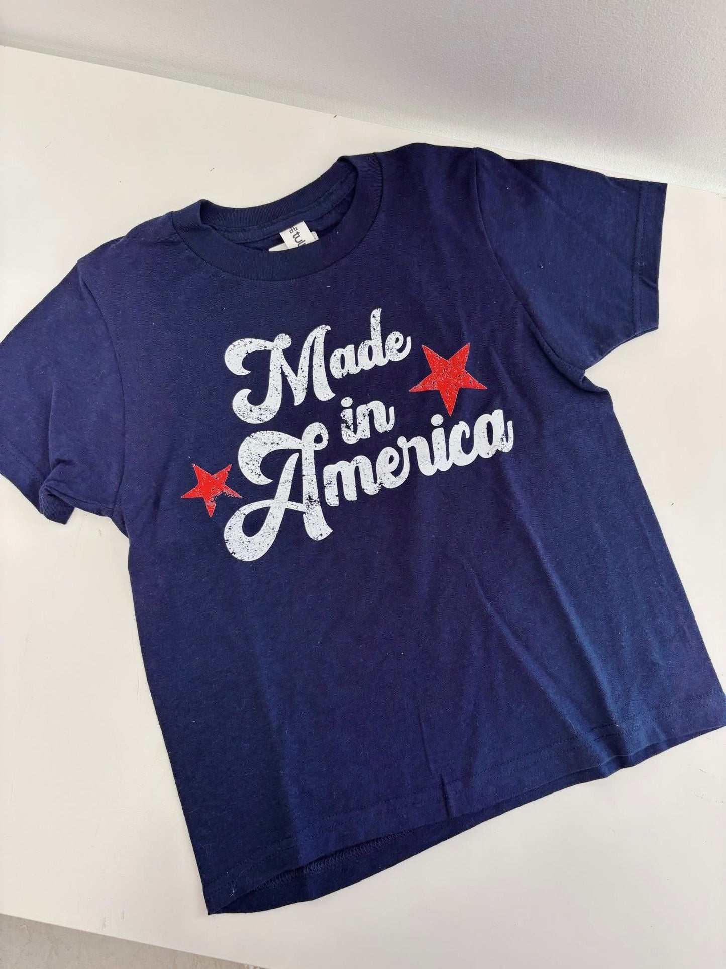 Navy Vintage Made in America Tee