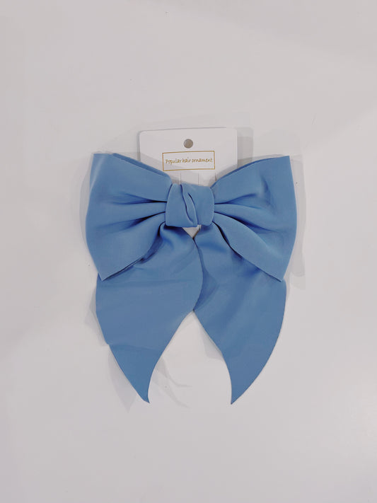 Dusty Blue Bow