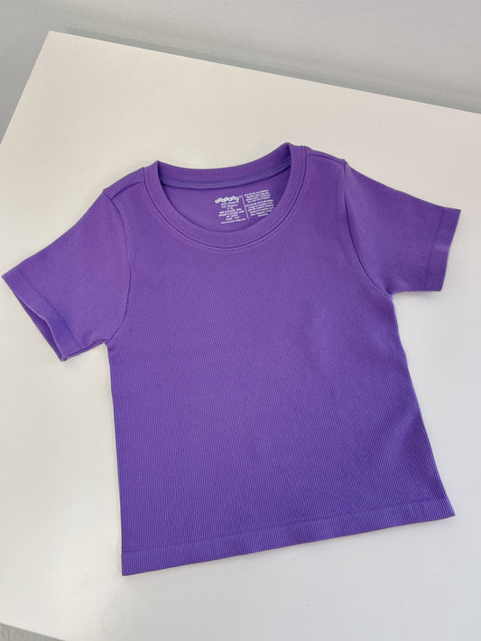 Iscream Violet Ribbed Shirt