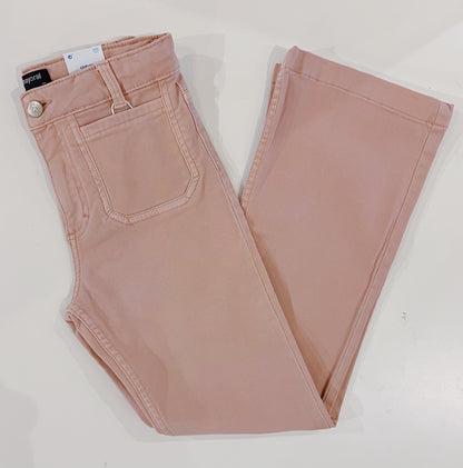 Mayoral Blush Flare Twill Pants