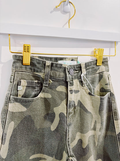 Kan Can Camo Wide Leg Jean