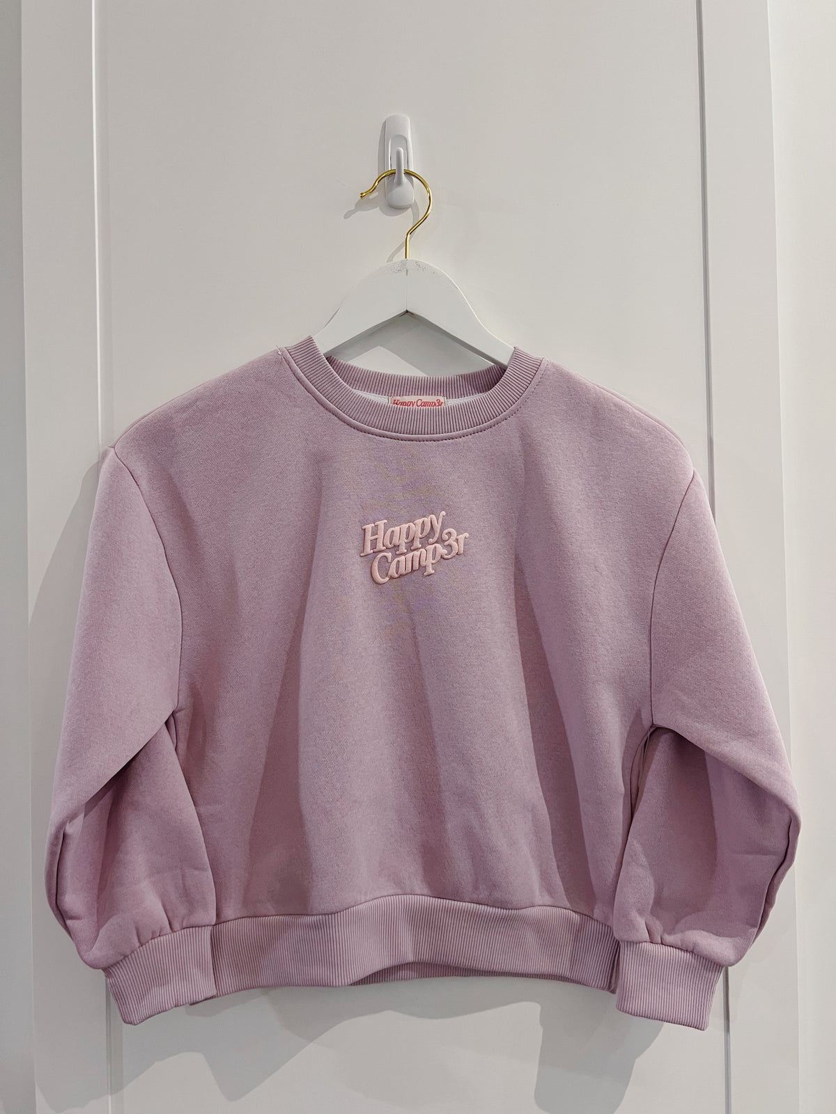 Happy Camp3r Lilac Puff Series Crewneck