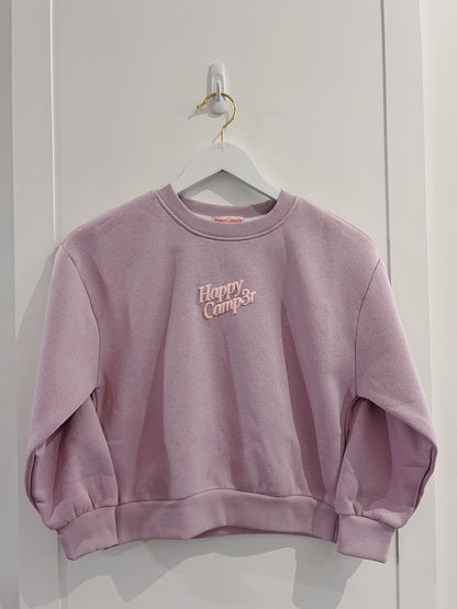Happy Camp3r Lilac Puff Series Crewneck