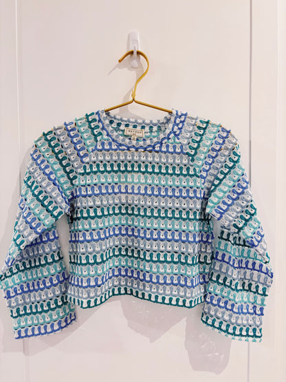 Hayden Aqua/Purple L/S Top