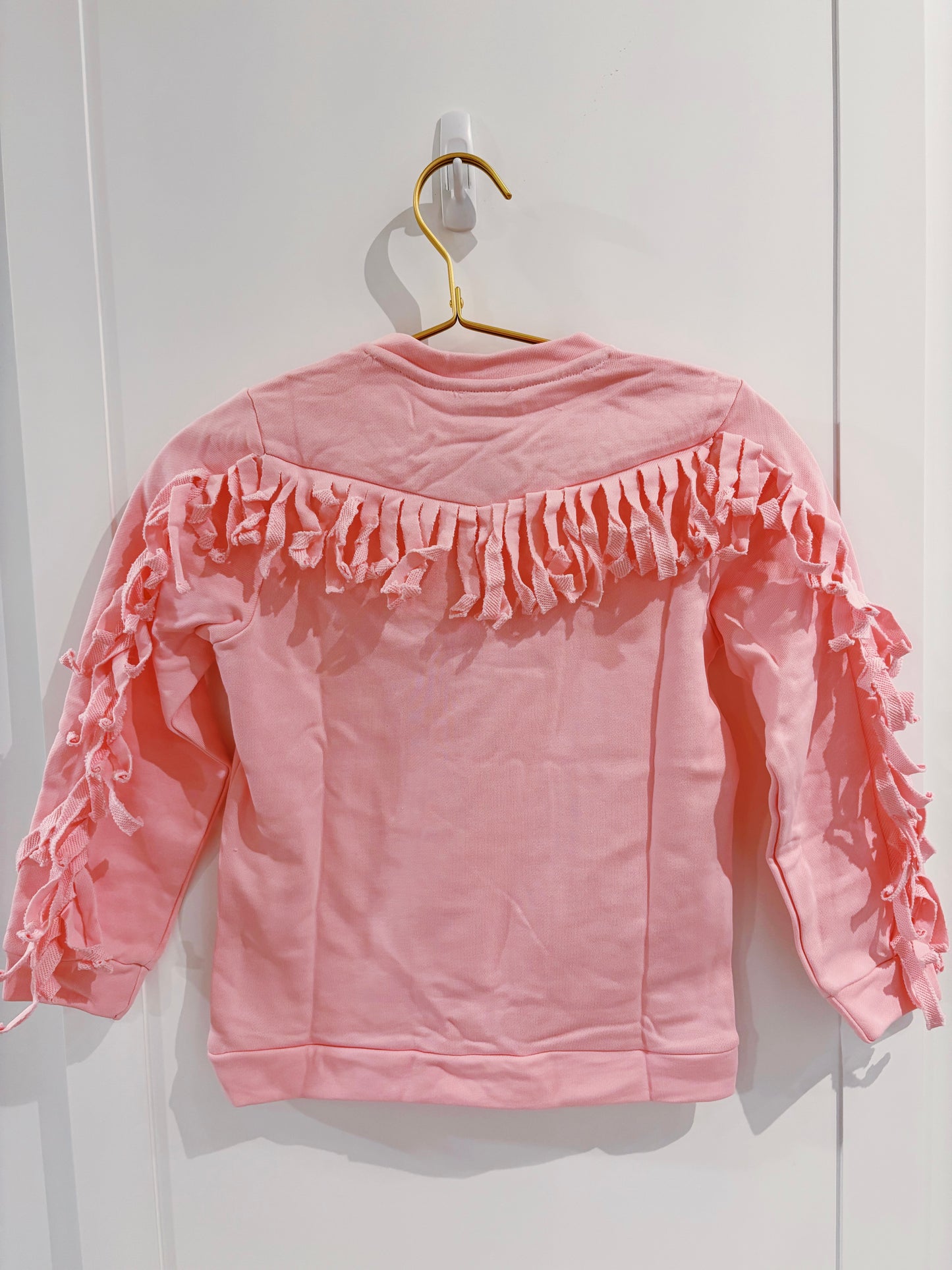 Hayden Light Pink Fringe Detail Top