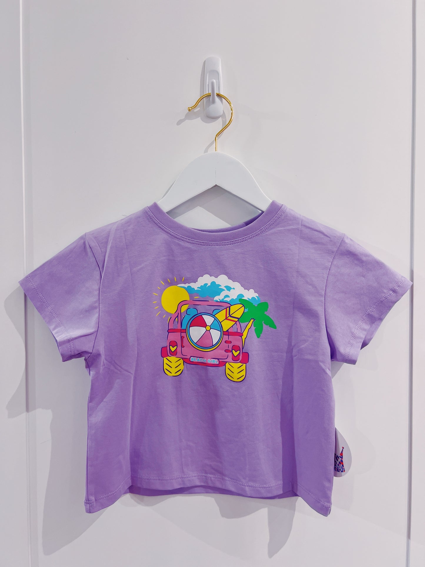 Beach Girl Lavender Boxy Tee