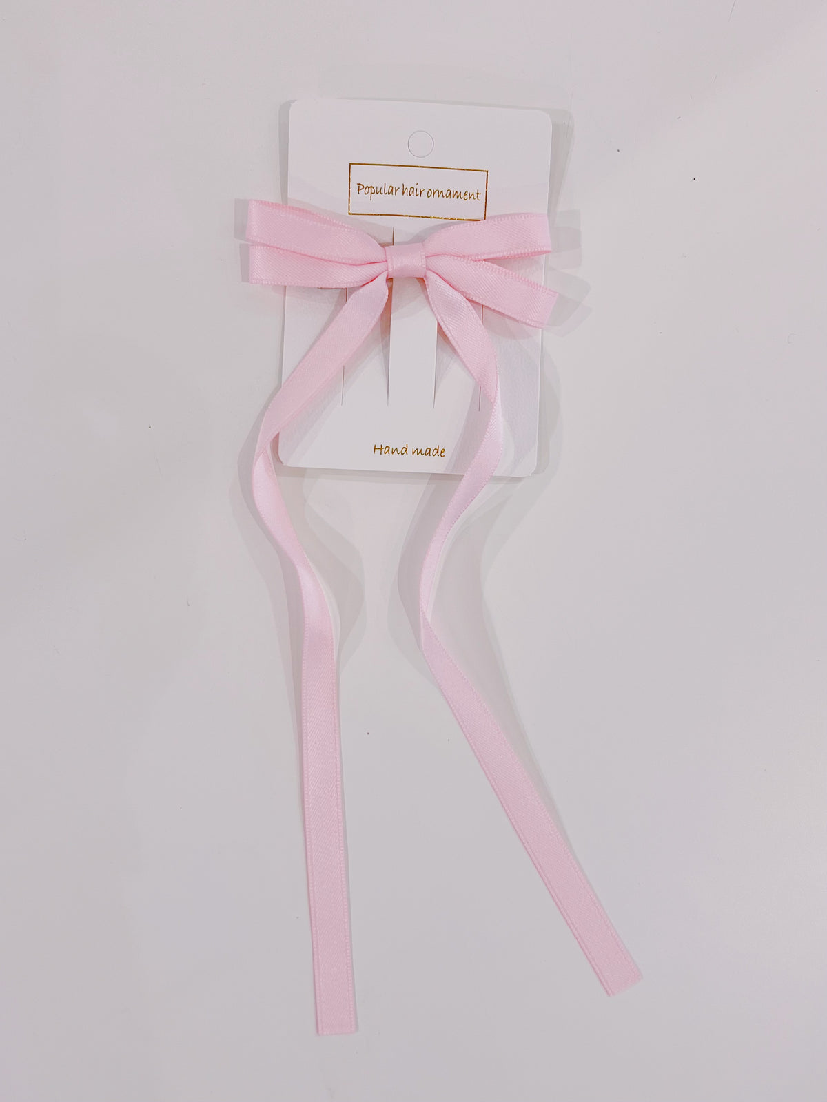 Small Satin Ribbon Streamer Bow