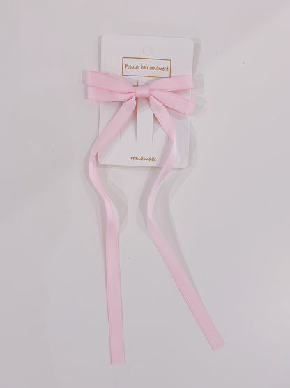 Small Satin Ribbon Streamer Bow
