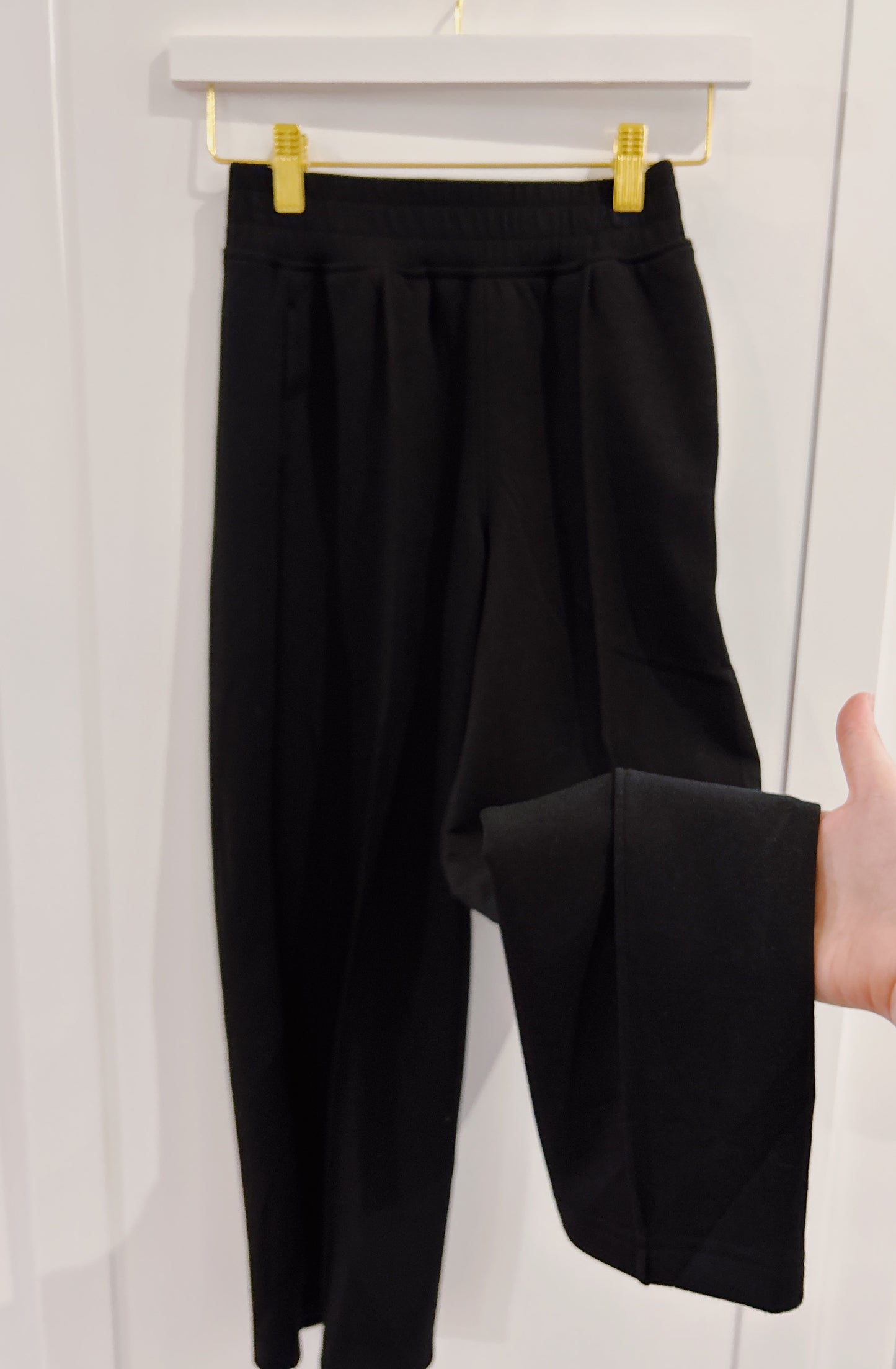 Black/Pink Wide Leg Pant & Jogger Set