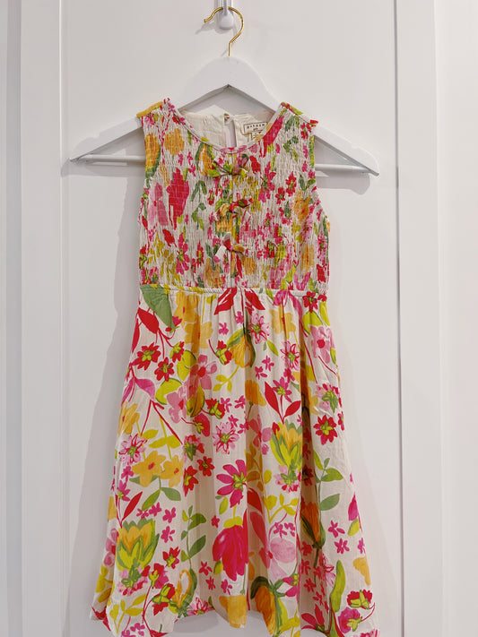 Hayden Pink Floral Print Bow Detail Dress