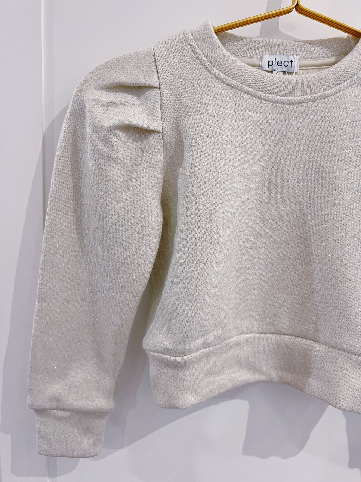 Pleat Snowflake Shimmer Peyton Top