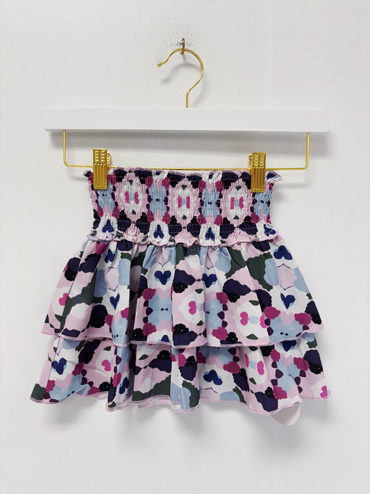 Pleat Ink Blot Scottie Skirt