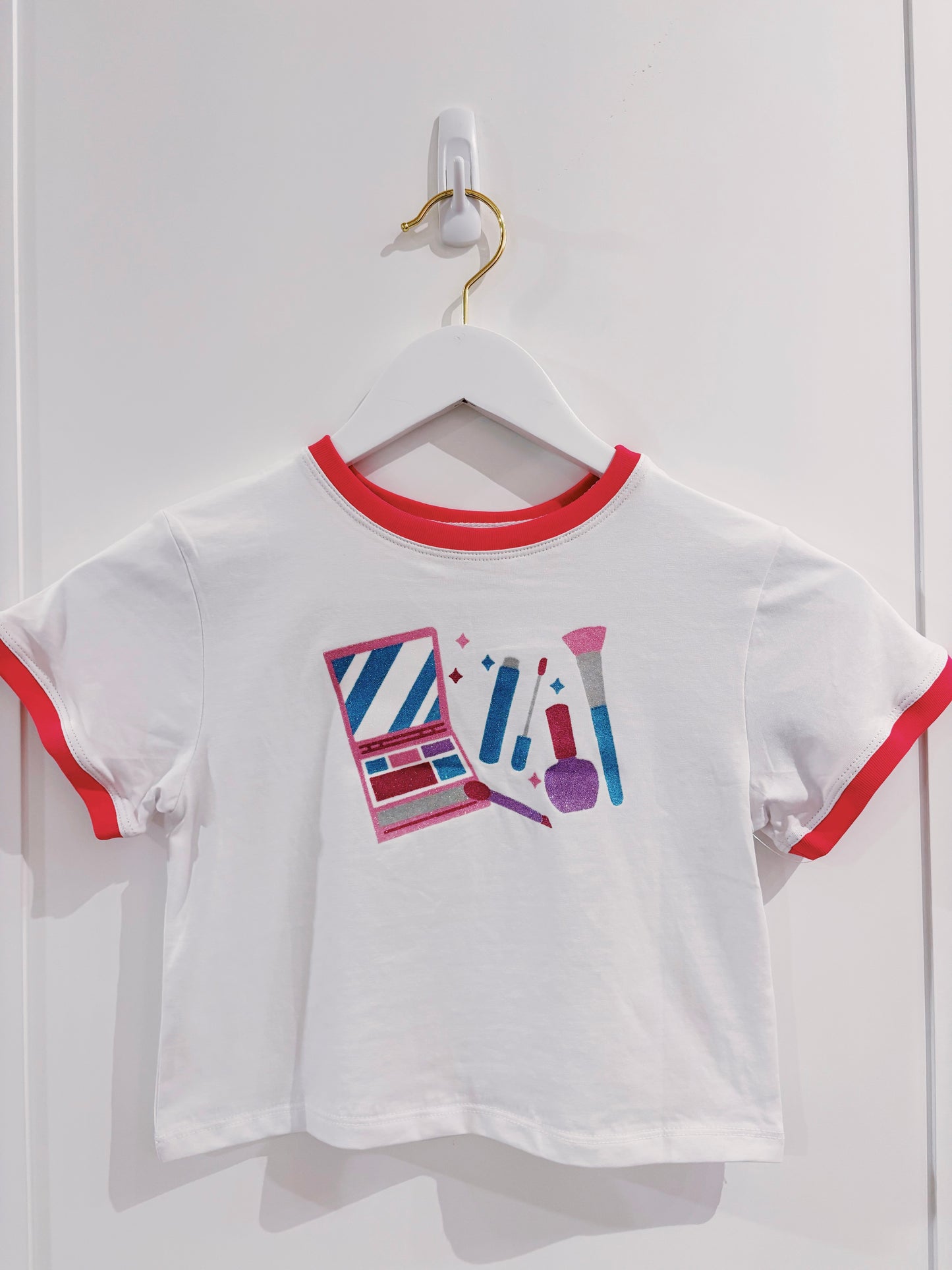 Azarhia Glitter Makeup Boxy Tee