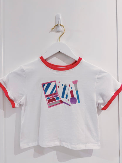 Azarhia Glitter Makeup Boxy Tee