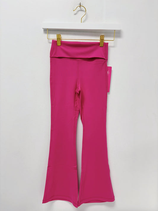 Raspberry Rose Softlux Flared Pants