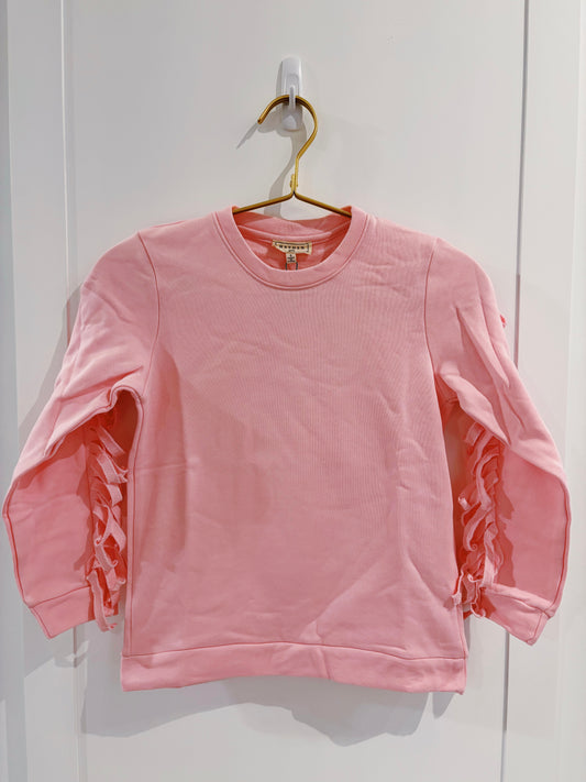 Hayden Light Pink Fringe Detail Top