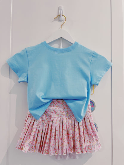 Azarhia Light Blue S/S Boxy Tee