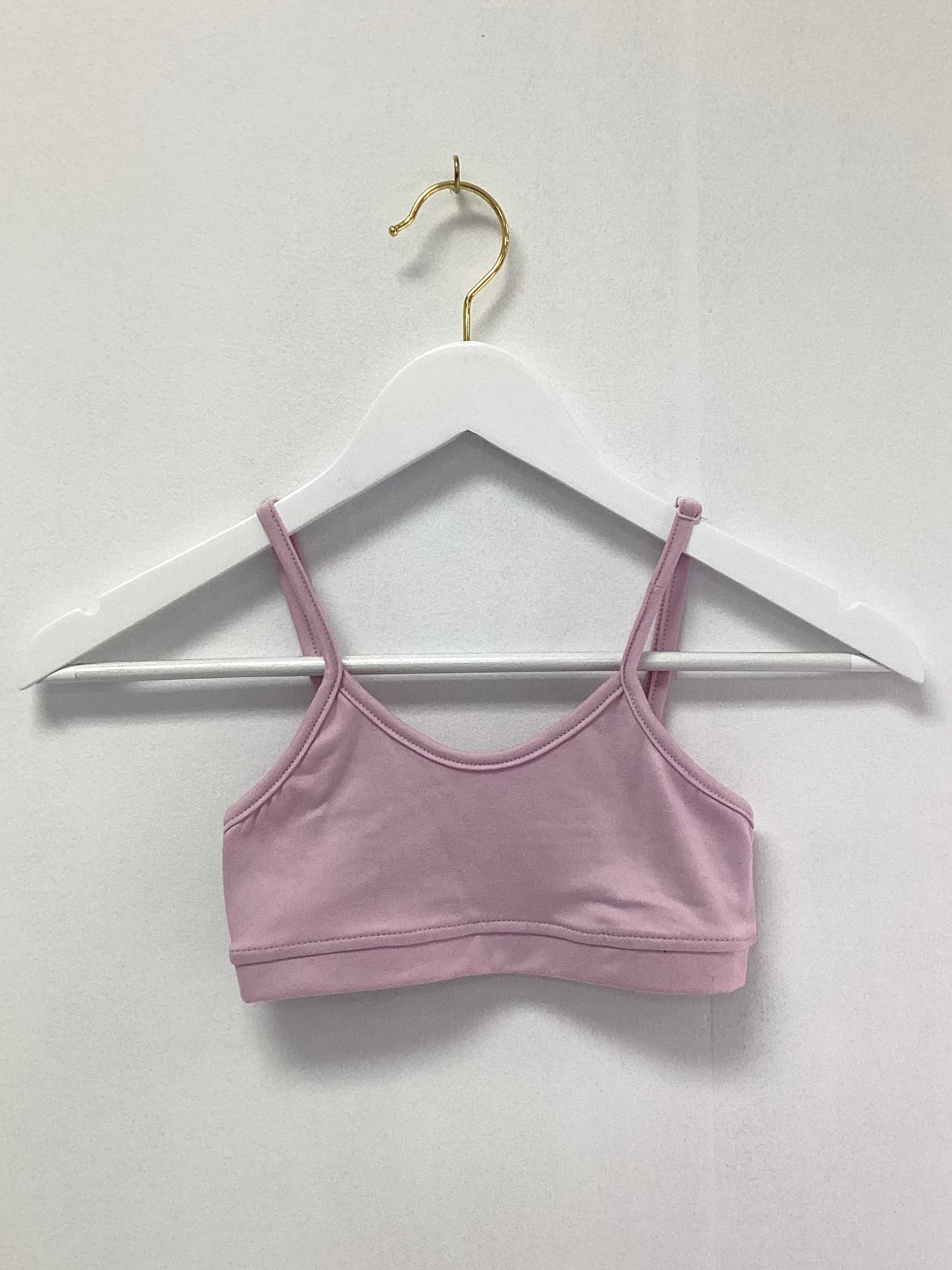 Erge Solid Cami Bra- Baby Pink