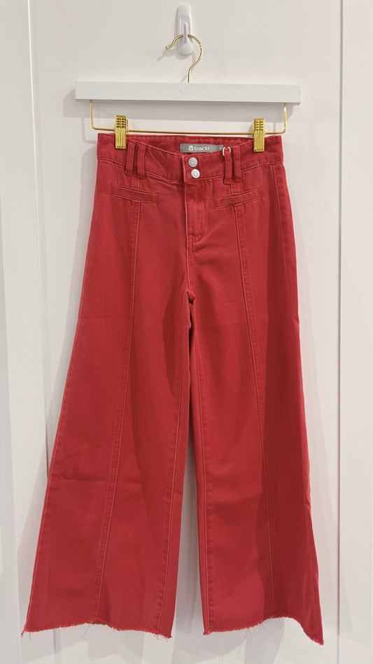 Tractr Red Trouser Jean