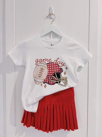 Crimson Football Game Day Tee