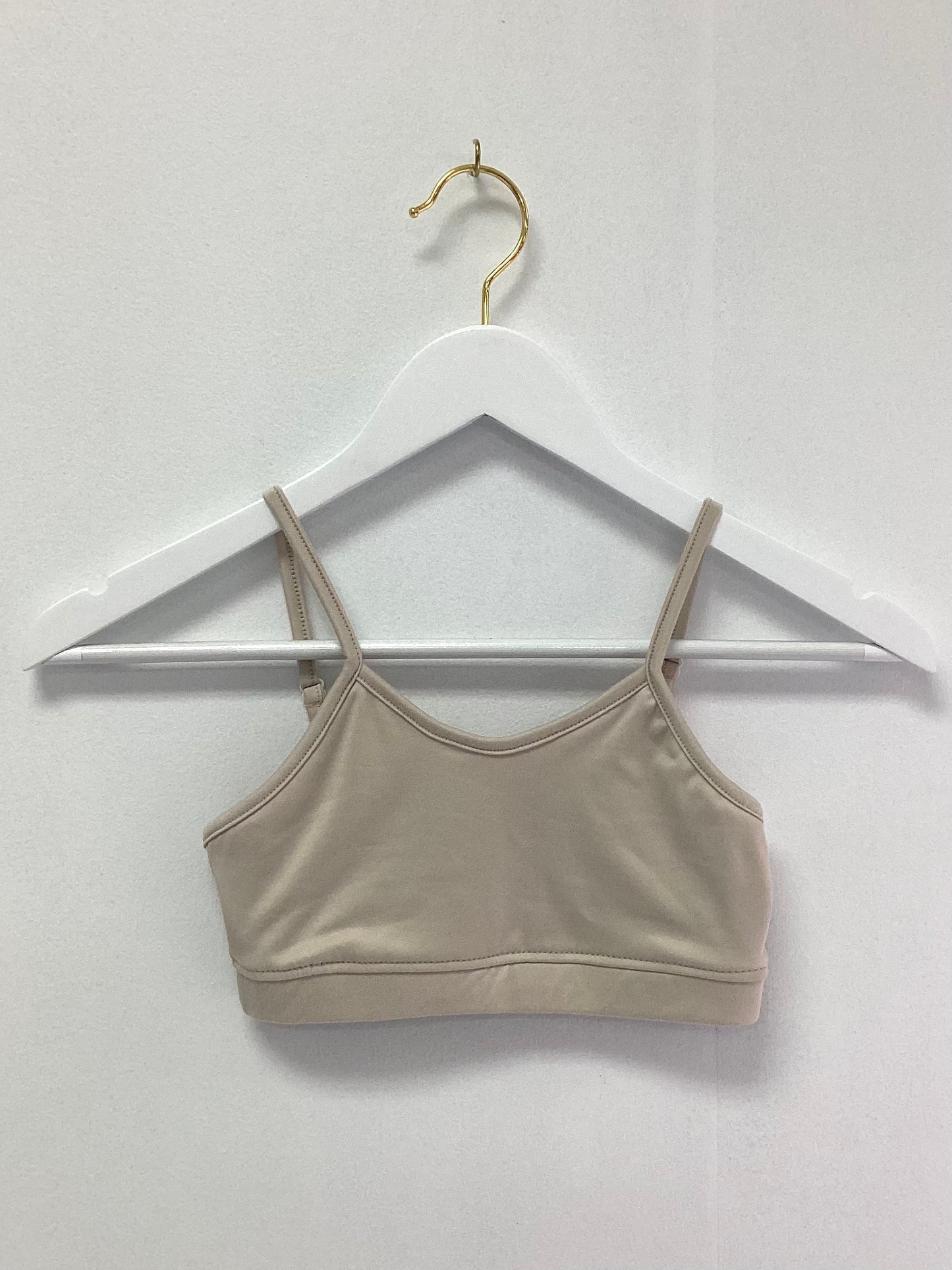 Erge Solid Cami Bra- Nude