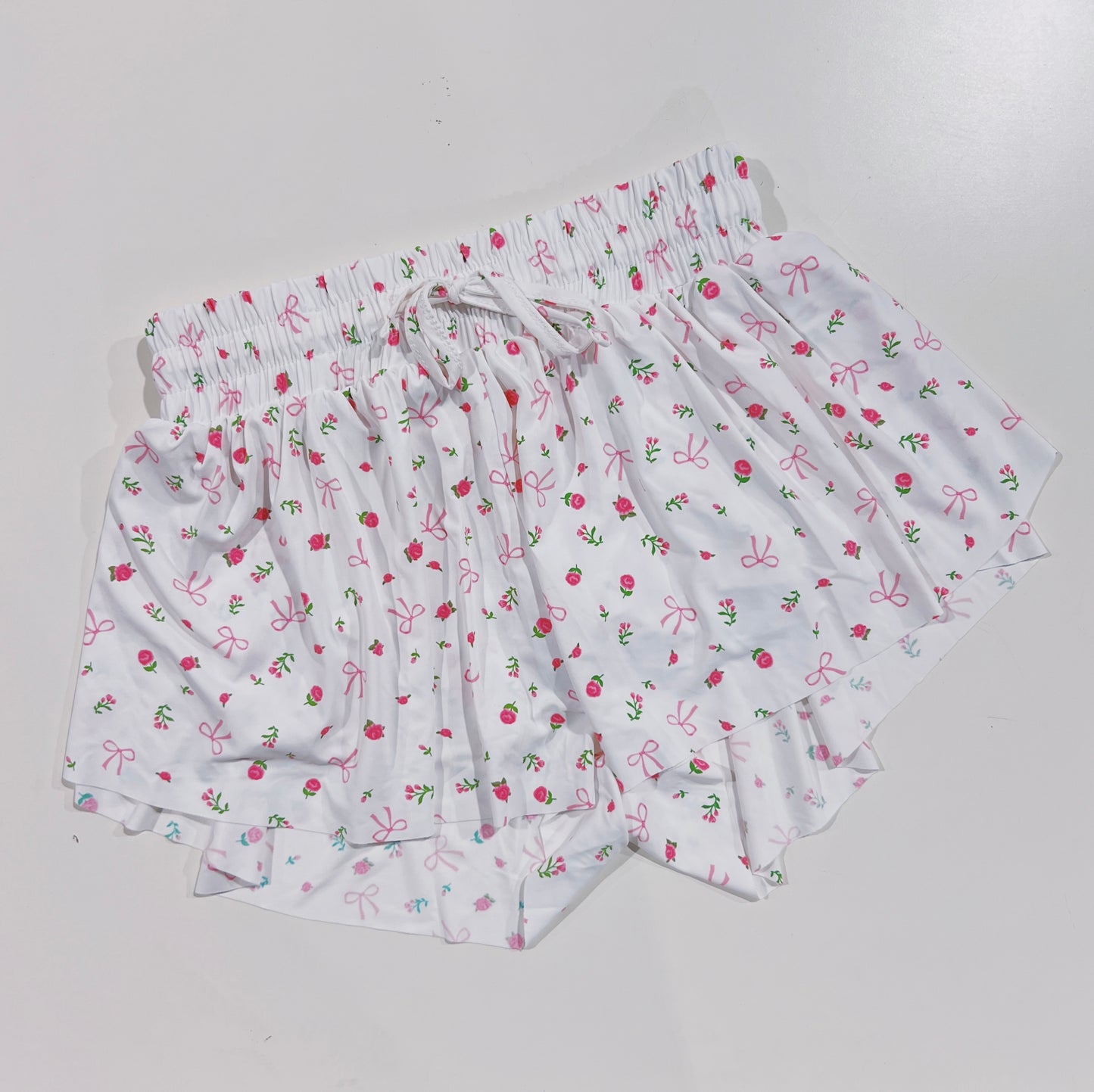 Suzette Tween Pink Bow Fly Away Short