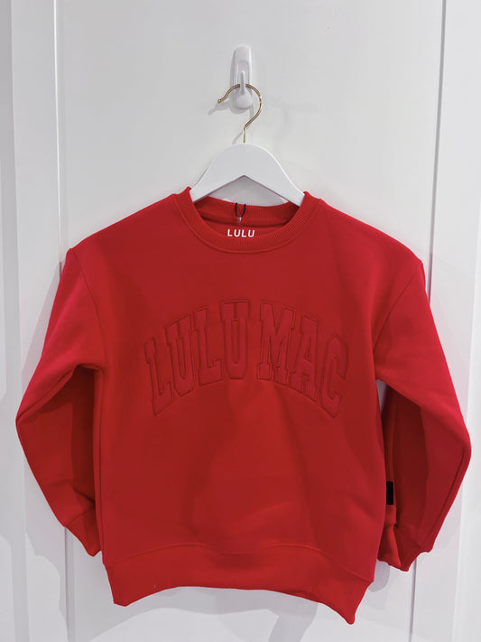 LuLu Mac Youth Red/Red Sweatshirt