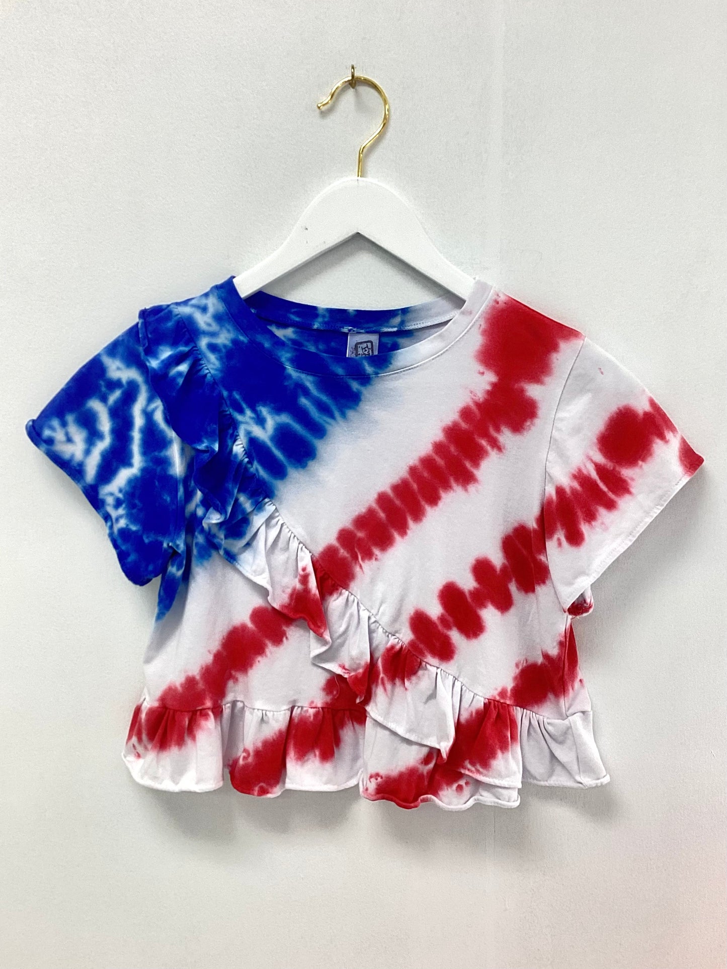 Erge Stars Spangled Tie Dyed Top