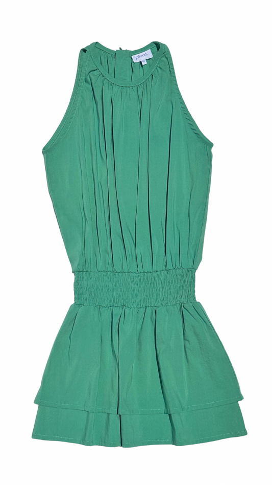 Pleat Emerald Wells Dress