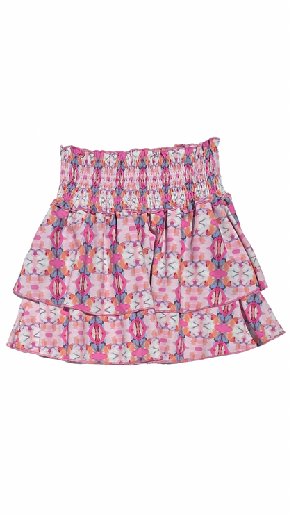 Pleat Sunset Scottie Skirt