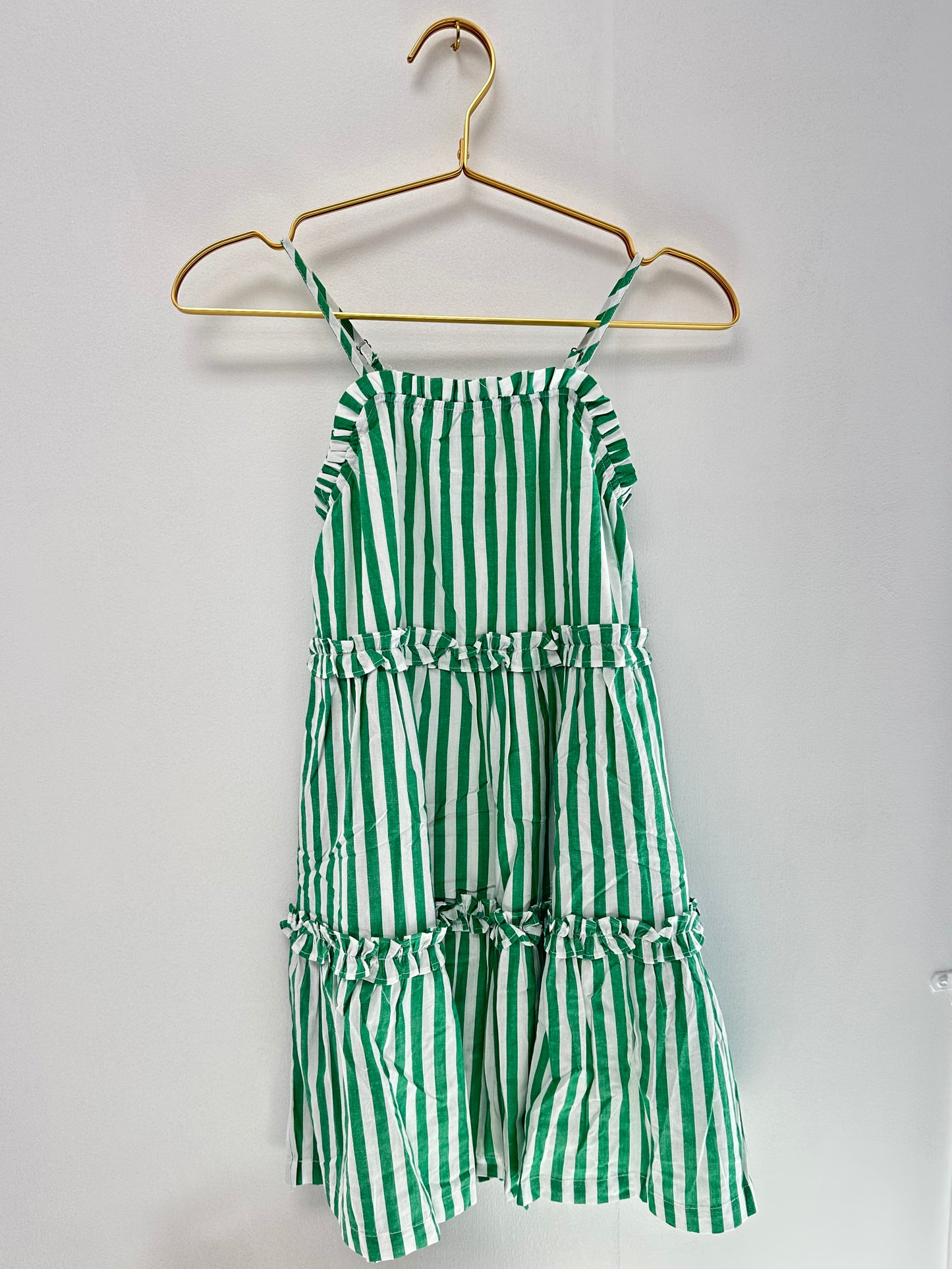 Hayden Kelly Green Stripe Sundress