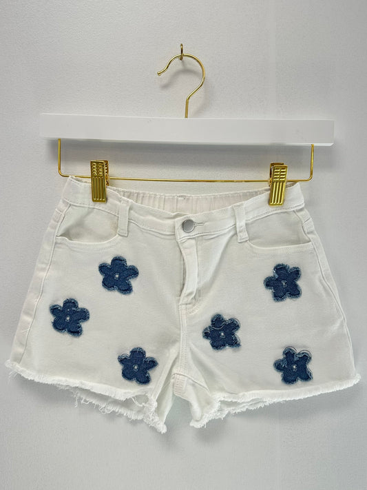 Hayden White Denim Daisy Short