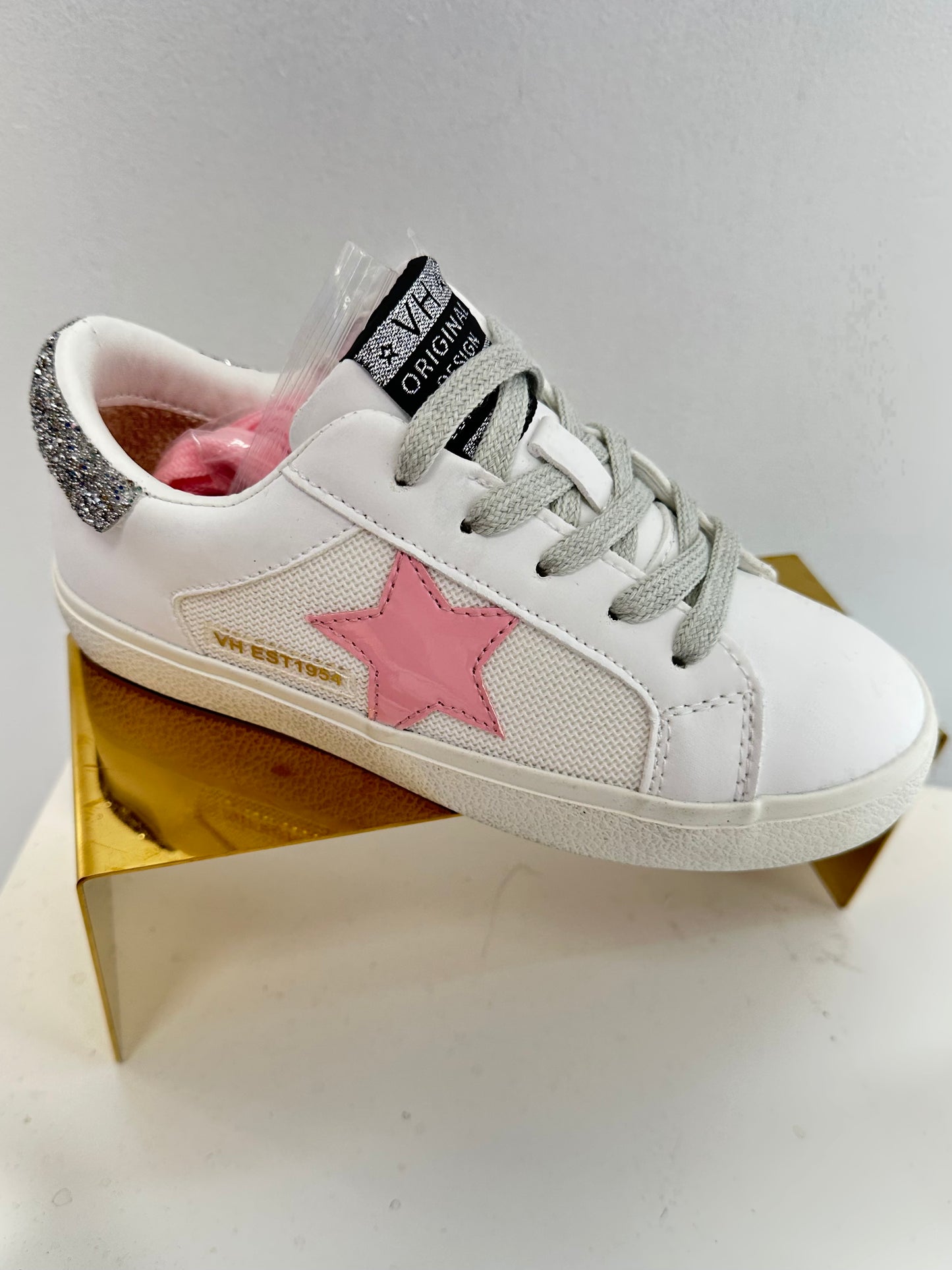 Vintage Havana White/Light Pink Star Sneaker