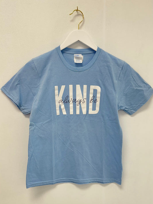 Baby Blue Always Be Kind Graphic Tee