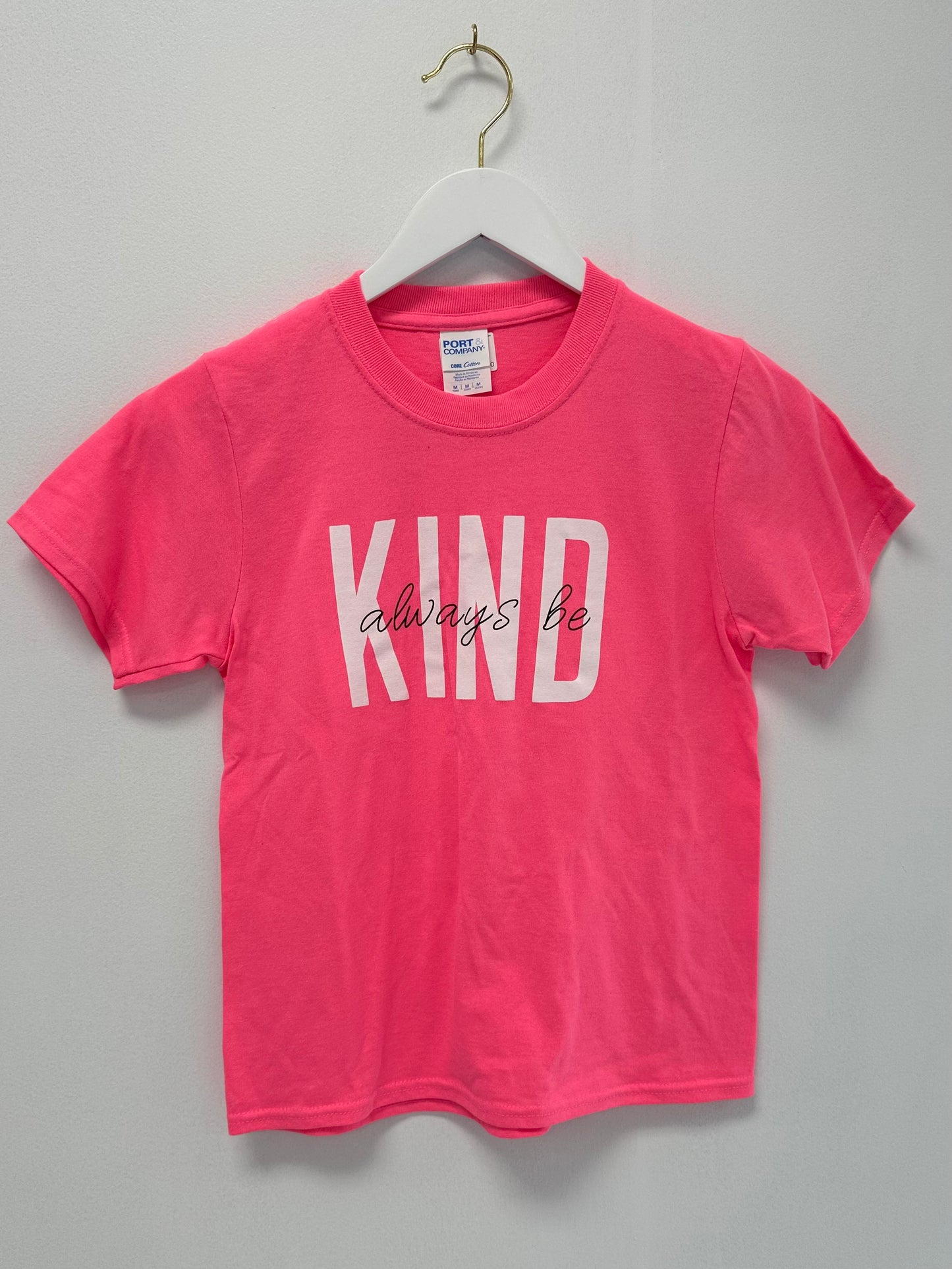 Hot Pink Always Be Kind Graphic Tee