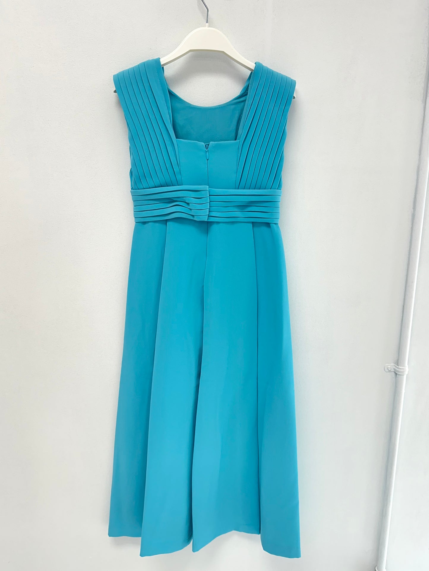 Abel & Lula Turquoise Pleated Dressy Jumpsuit