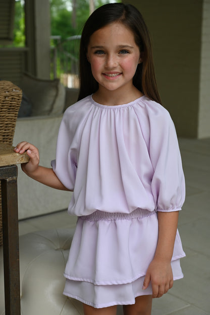 Pleat Lilac Rory Dress