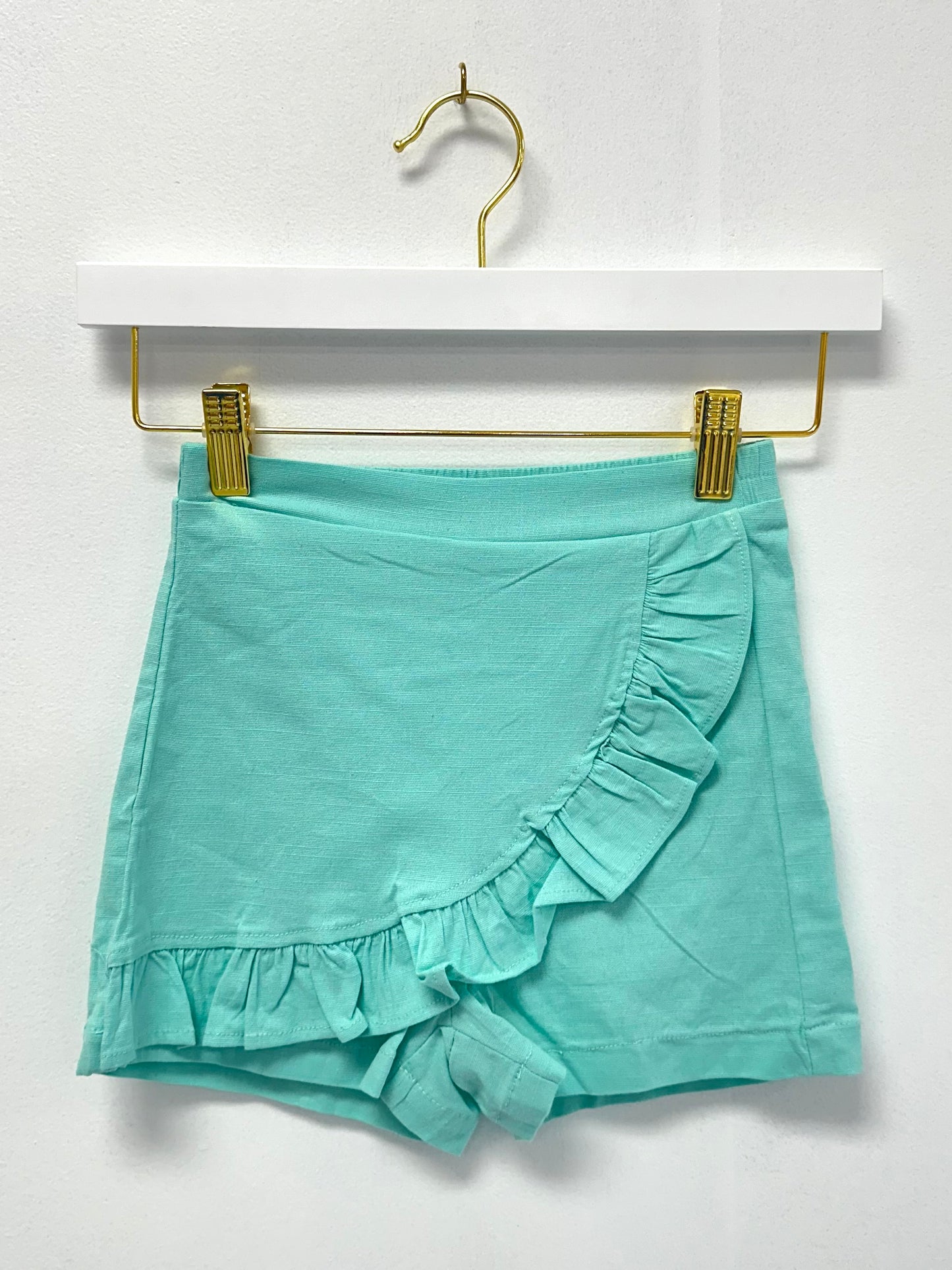 Hayden Aqua Ruffle Skort