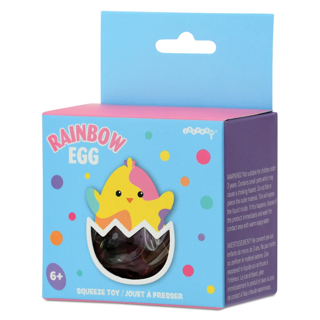 Rainbow Egg Squeeze Toy