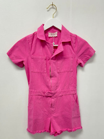 Sadie & Sage Pink Sweet Pea Romper