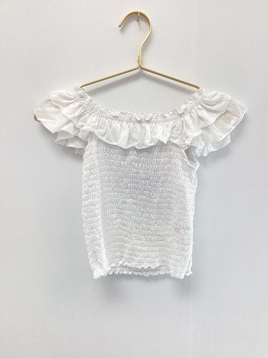 Joyous & Free White Emilie Top