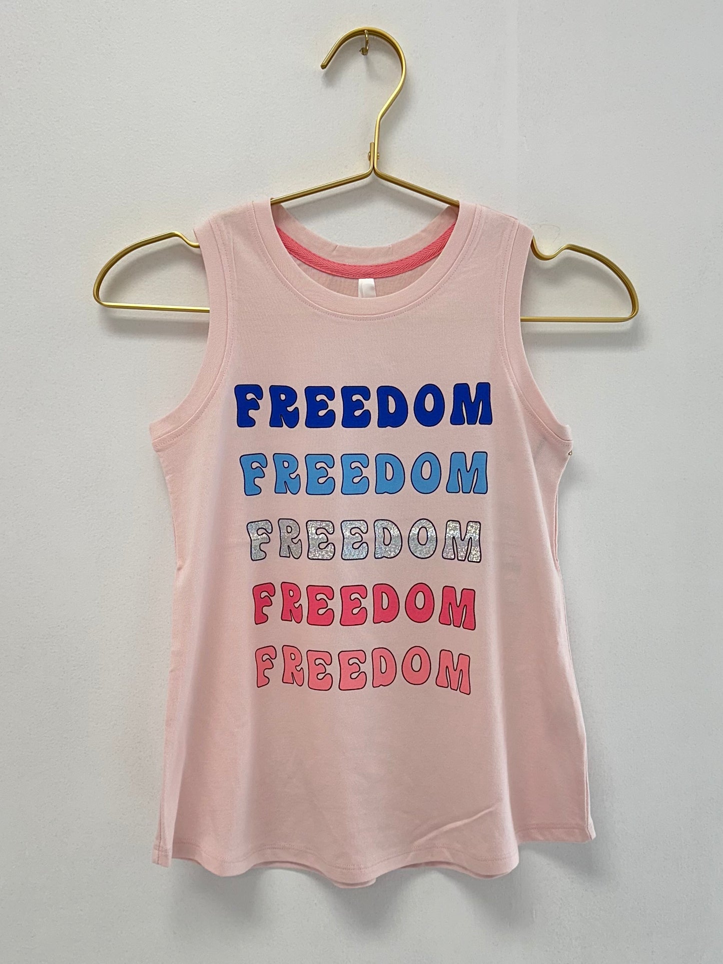 Sweet Soul Mauve Freedom Chunky Glitter Graphic Tee