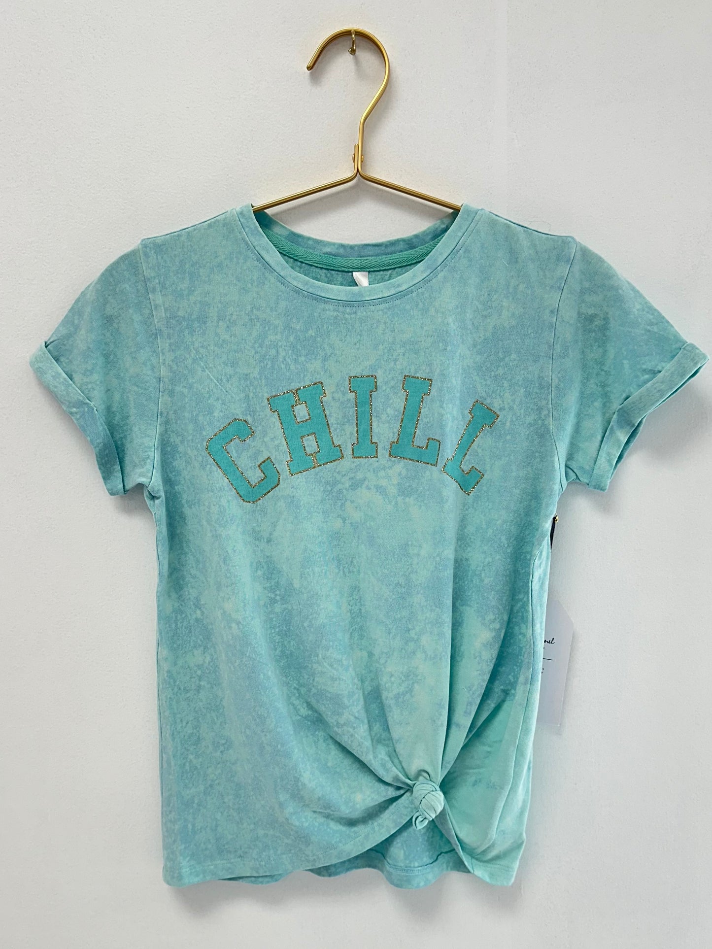 Sweet Soul Clear Water Chill Gold Washed Graphic Tee