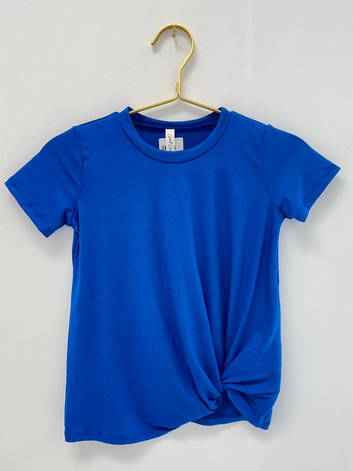 Good Girl Blue Twisted Knot Tee