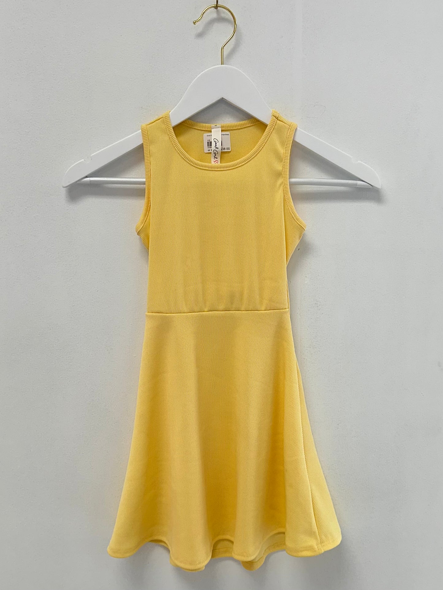 Good Girl Lemon Fit & Flare Dress