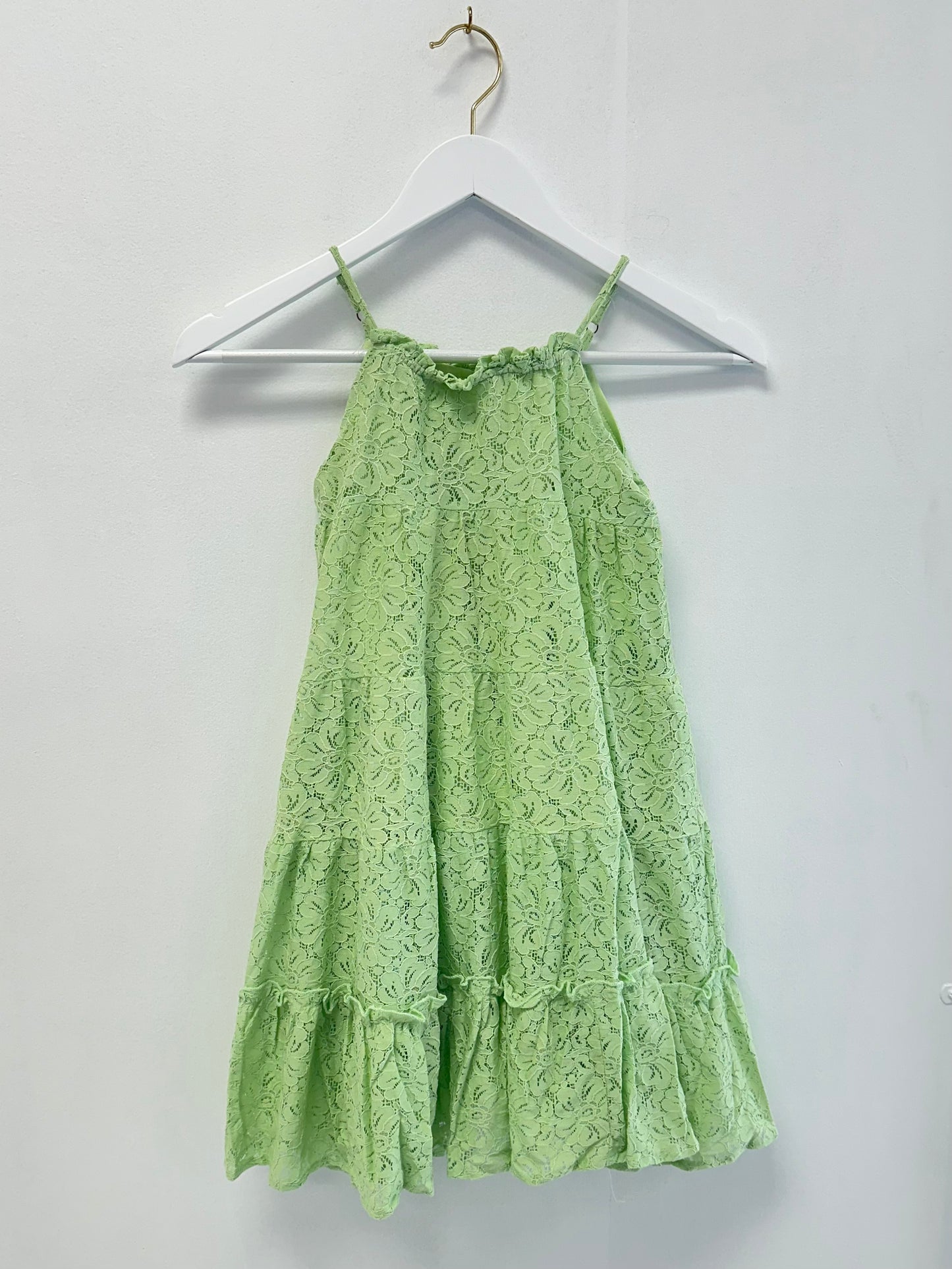 Hayden Green Eyelet Lace Strappy Dress