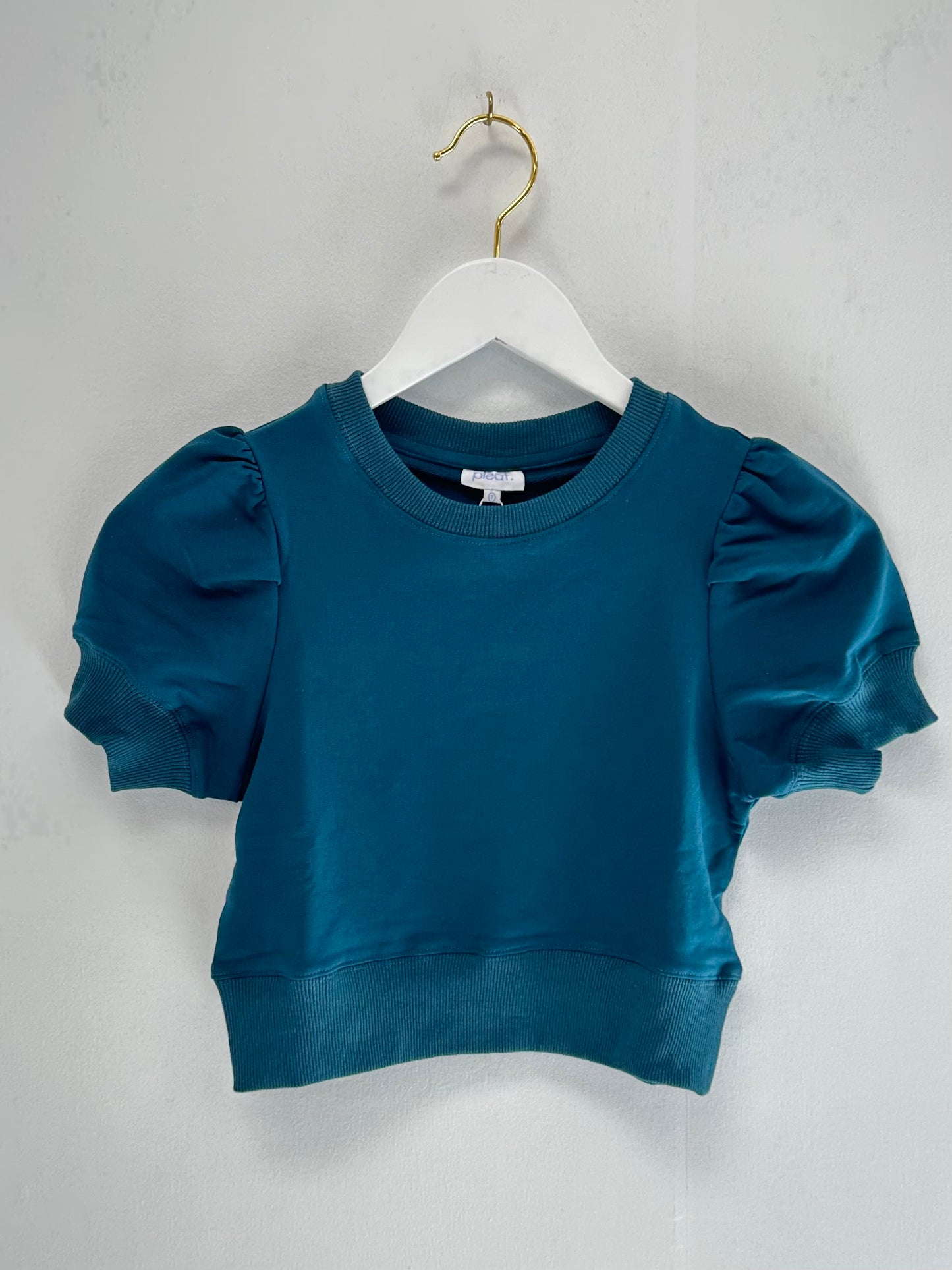 Pleat Dark Teal Riley Sweatshirt